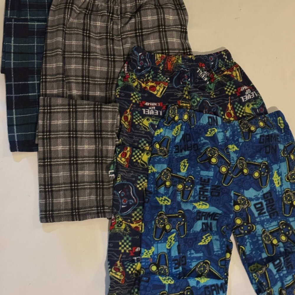 (4) Boys- 12-24, Pajama Bottoms